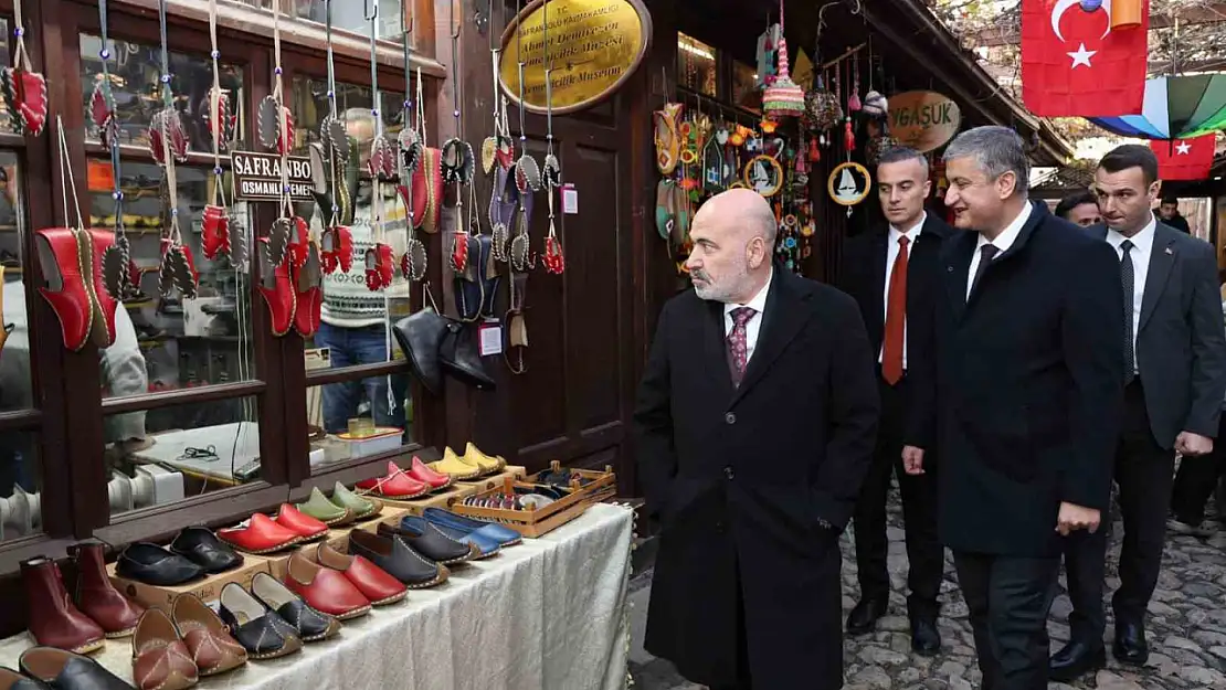 Bakan Yardımcısı Sağlam Karabük'te incelemelerde bulundu