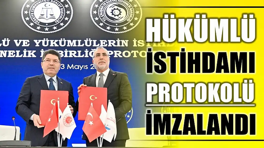 Bakanlıklar arasında protokol yapıldı