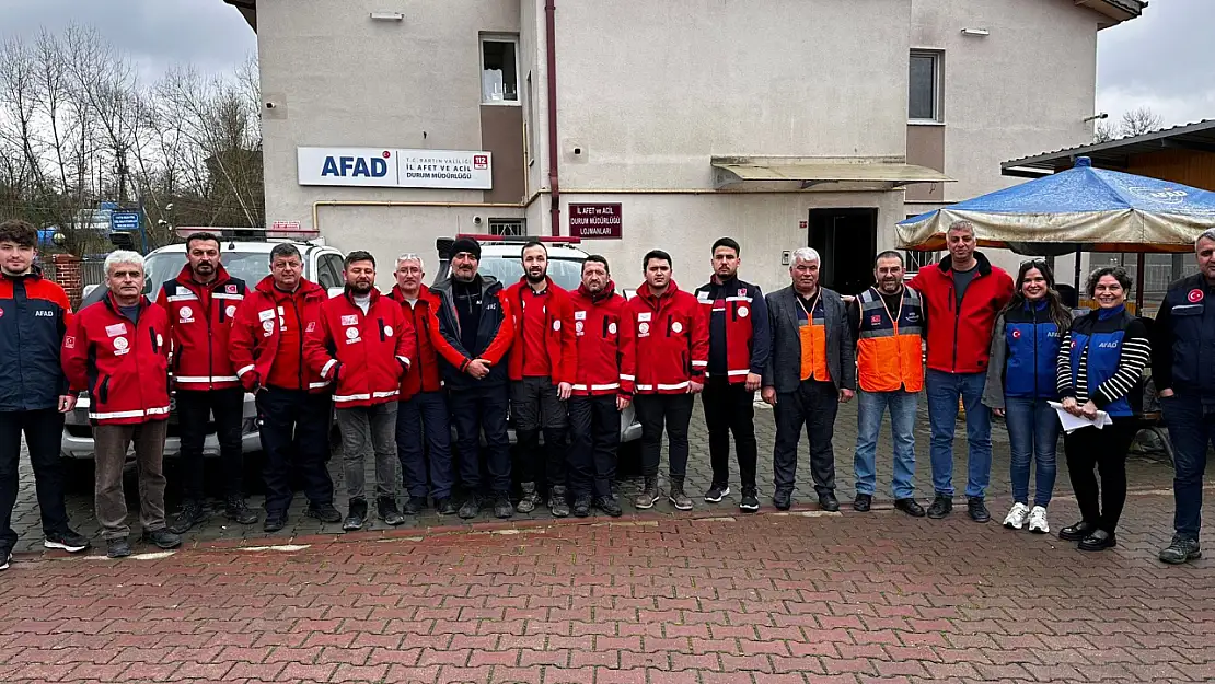 Bartın AFAD Antalya'da