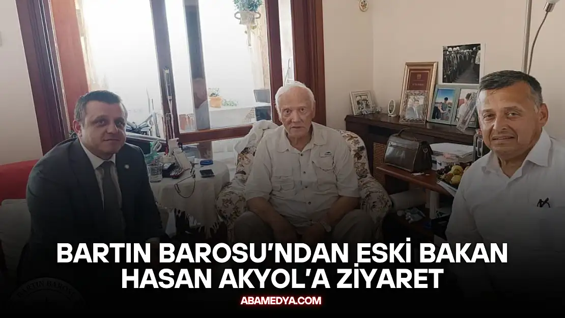 Bartın Barosu'ndan Eski Bakan Hasan Akyol'a Ziyaret