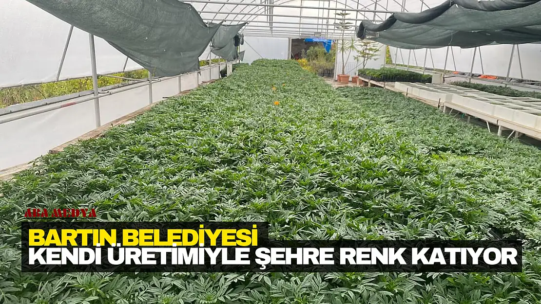 Bartın Belediyesi Kendi Üretimiyle Şehre Renk Katıyor