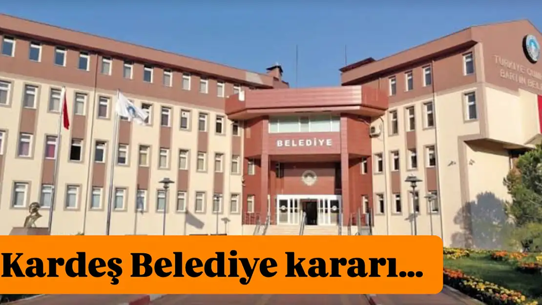 Bartın Belediyesine kardeş belediyeler