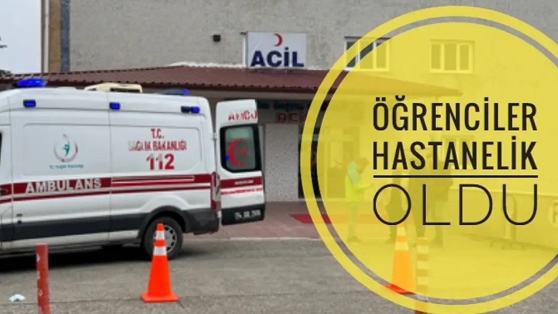 Bartın'da 3 öğrenci hastanelik oldu