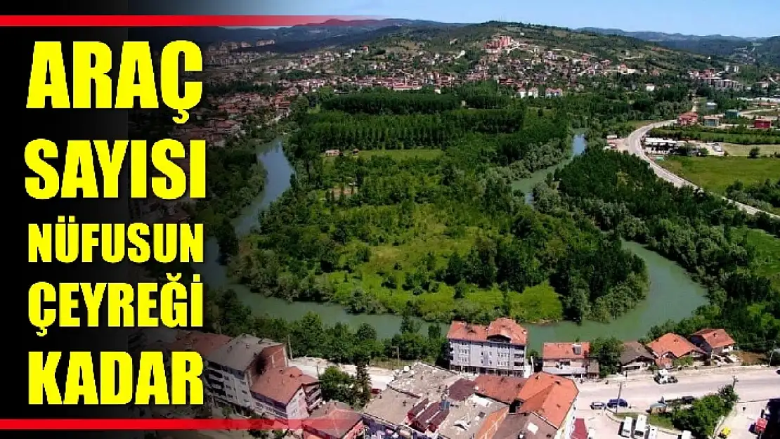 Bartın'da araç sayısı nüfusun çeyreği kadar