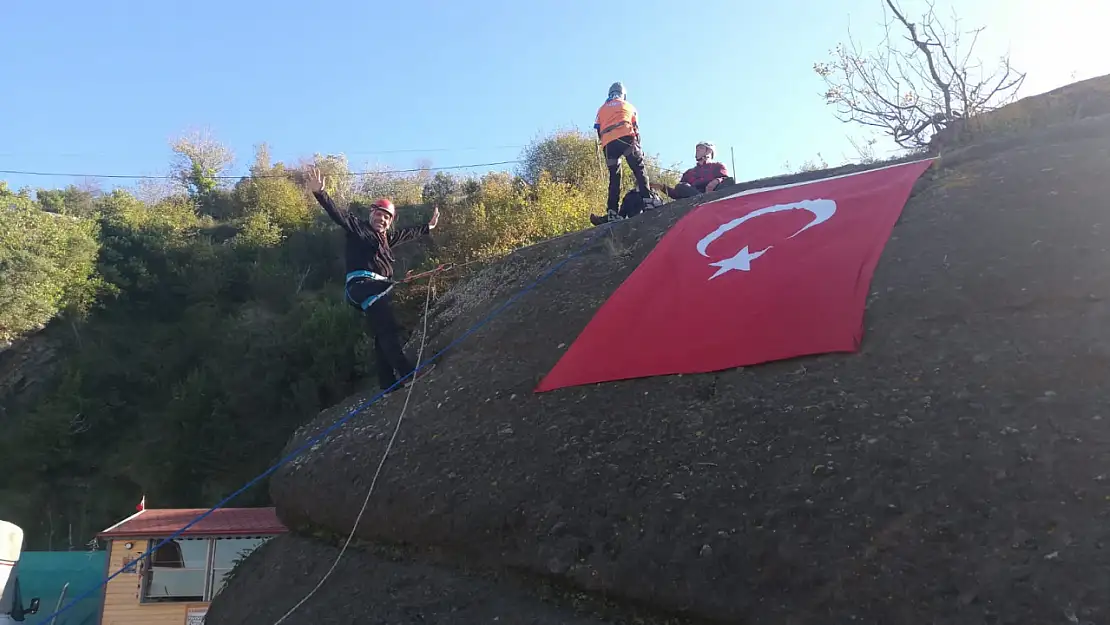 Bartın'da dağcılık temel eğitimi düzenlendi