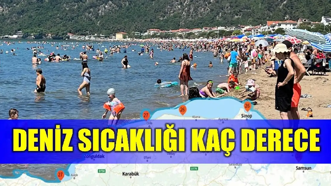 Bartın'da deniz suyu sıcaklığı kaç derece