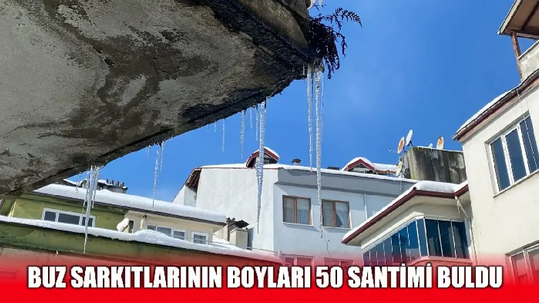 Bartın'da kuvvetli buzlanma