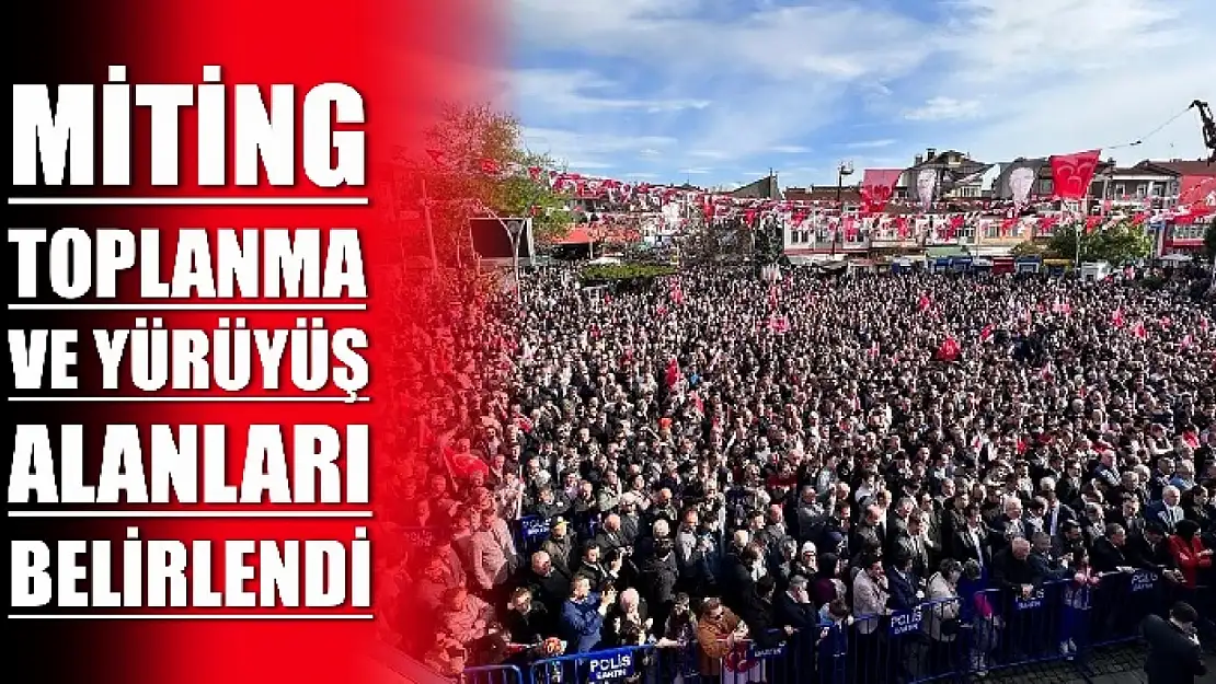 Bartın'da miting ve toplanma alanları belirlendi