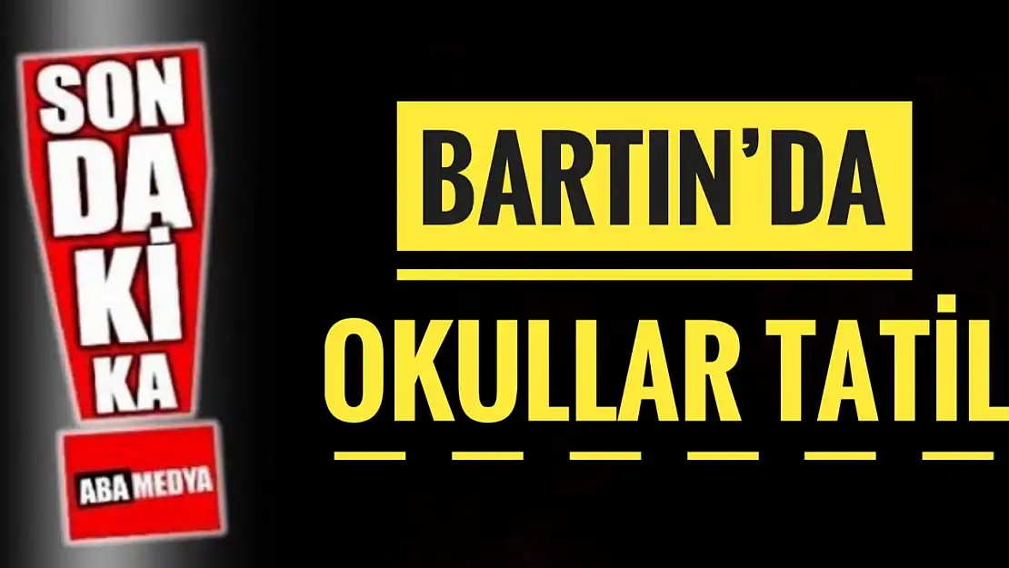 Bartın'da taşımalı eğitime kar tatili