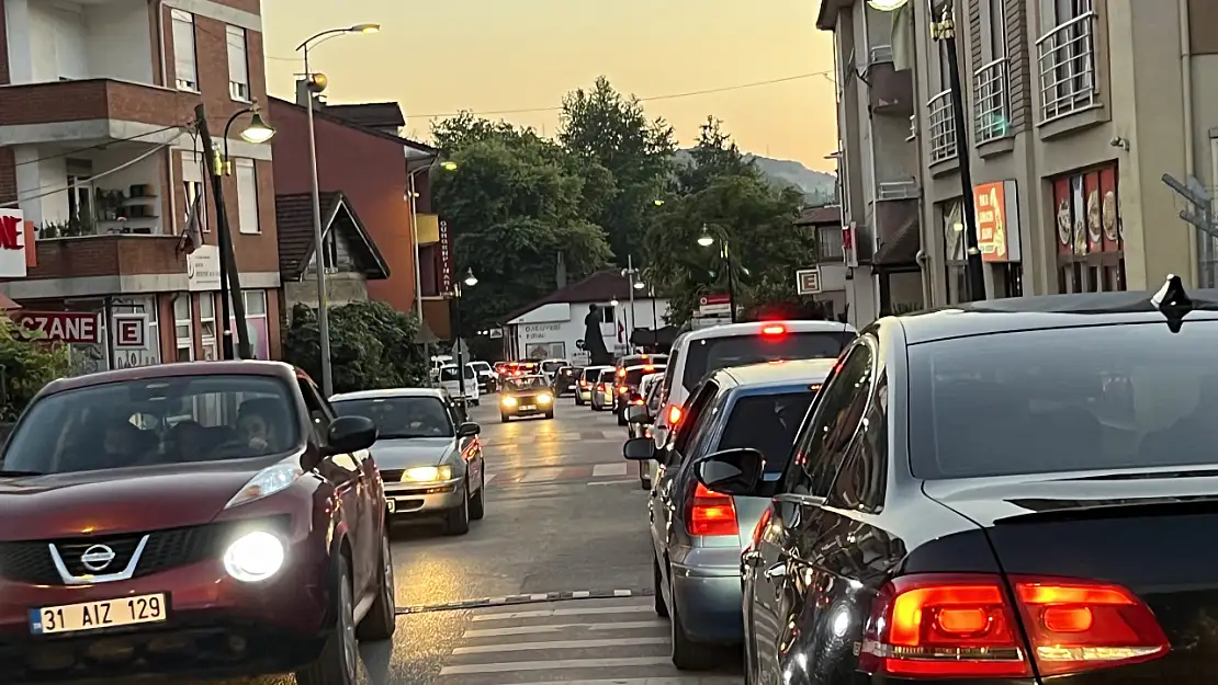 Bartın'da sıra dışı trafik