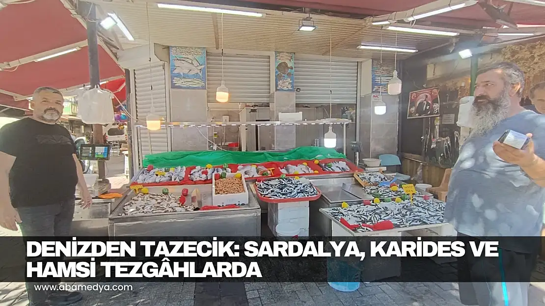 Bartın'da Taze Balıklar Satışta