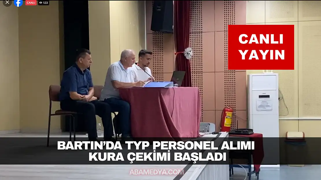 Bartın'da TYP Personel Alımı Kura Çekimi Başladı