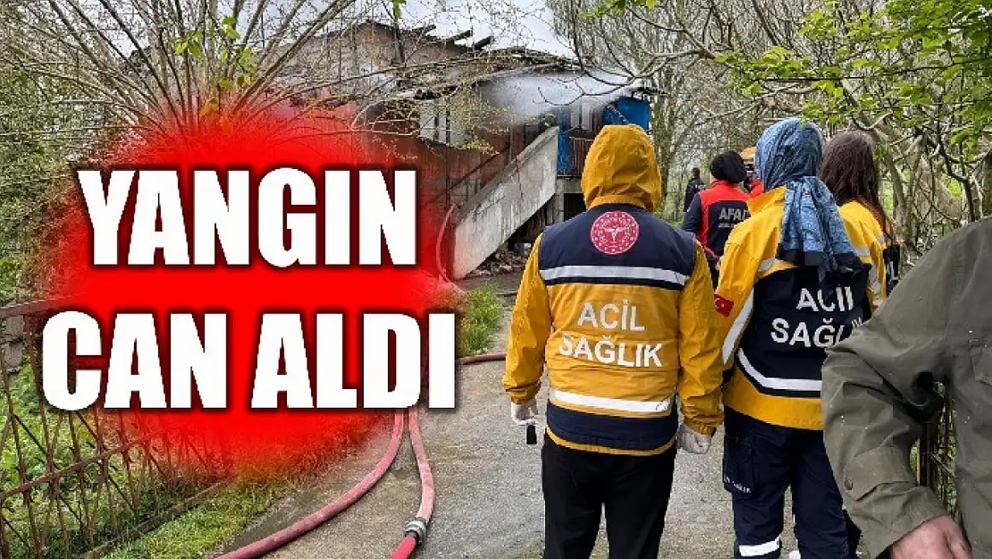 Bartın'da yangın can aldı
