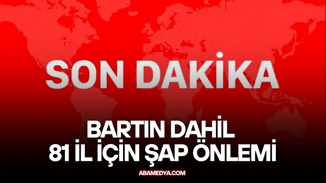 Bartın Dahil 81 İl İçin Şap Önlemi