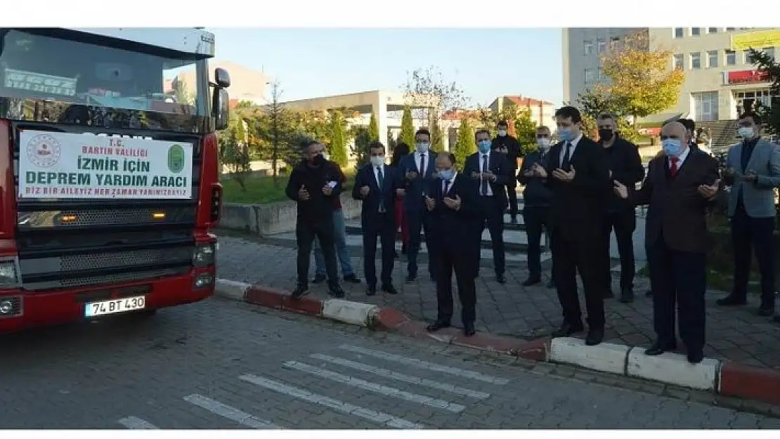 Bartın'dan İzmir'e yardım tırı