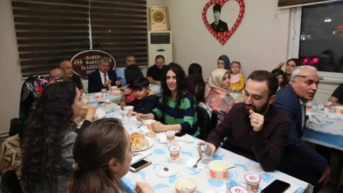 Bartın Elazığlılar Derneği üyeleri iftar yemeğinde buluştu