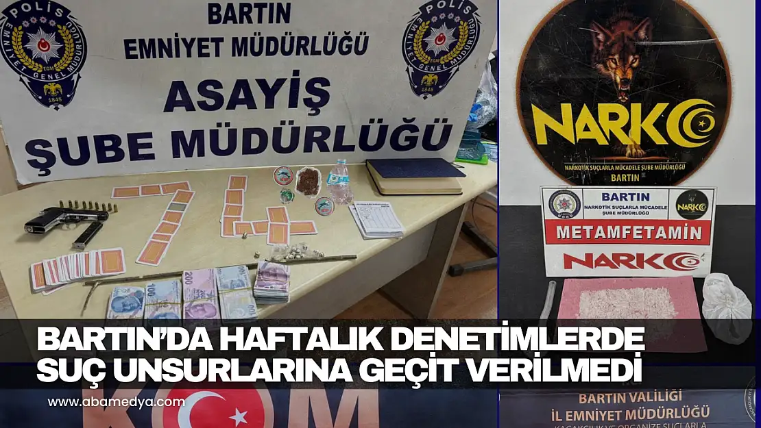 Bartın Emniyeti Göz Açtırmadı!