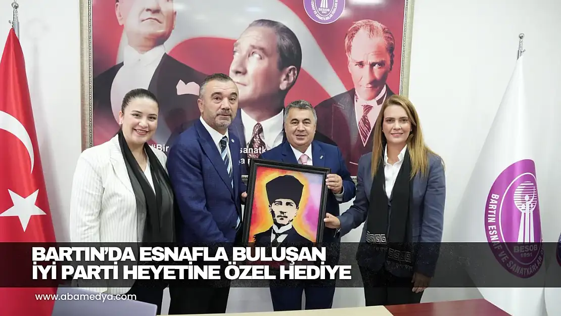 Bartın esnafı İYİ Parti yönetimiyle buluştu