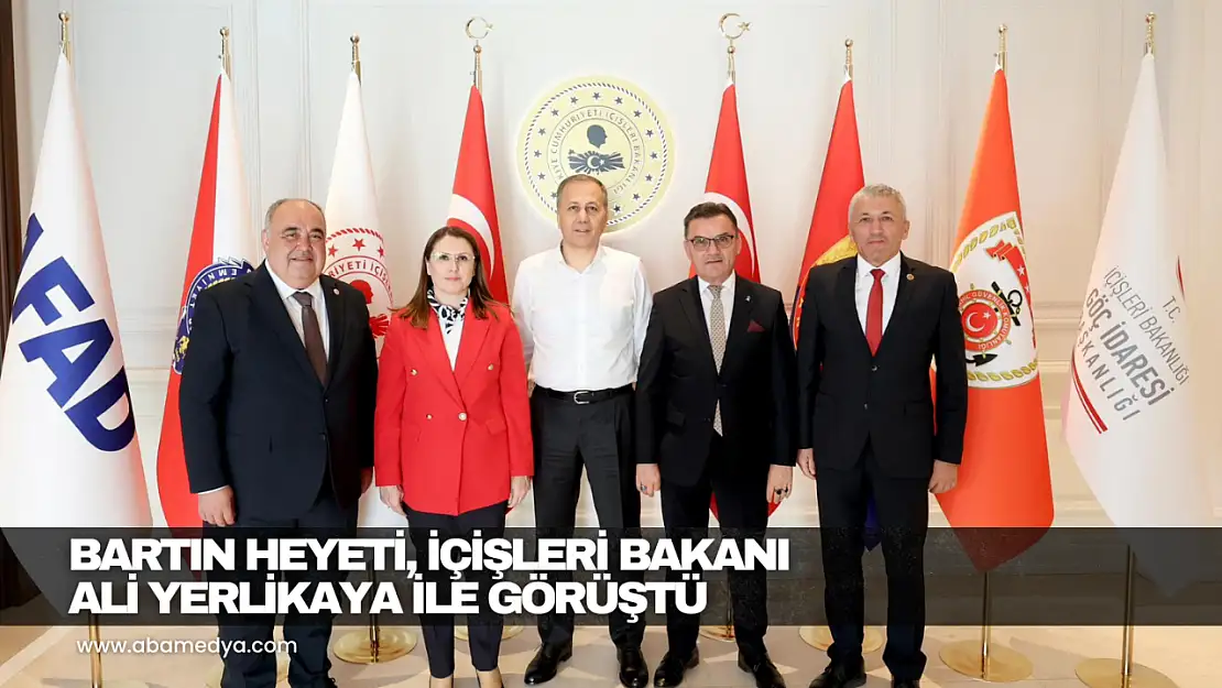 Bartın Heyeti, İçişleri Bakanı Ali Yerlikaya ile Görüştü