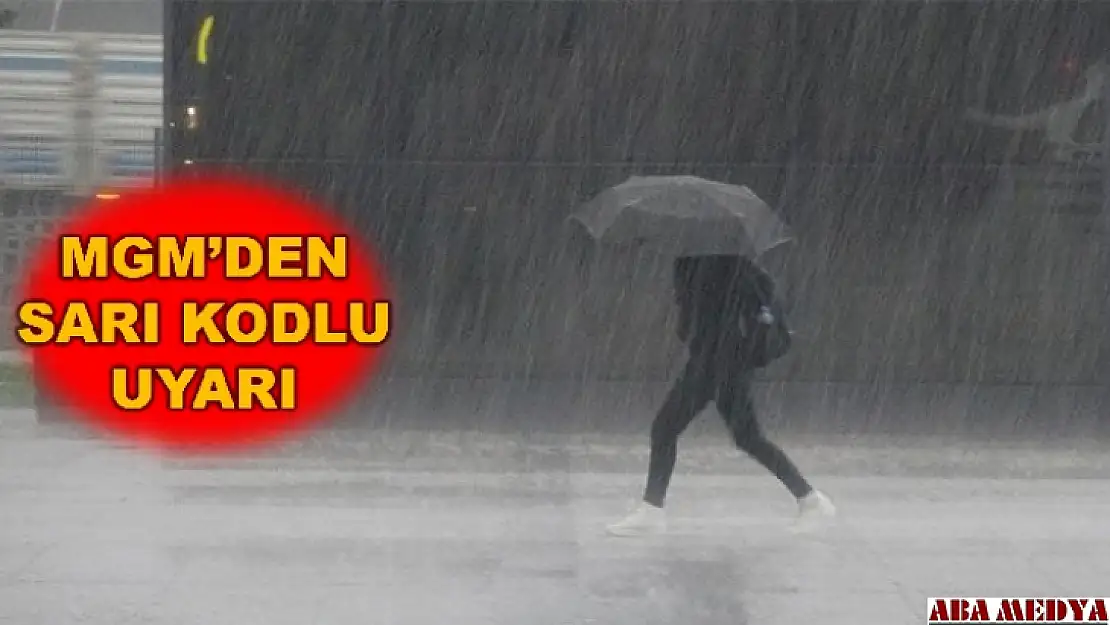 Bartın için sarı kodlu uyarı