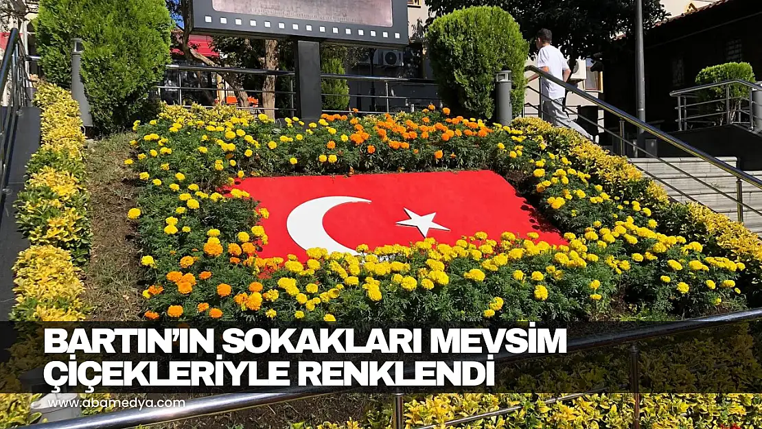 Bartın'ın Sokakları Mevsim Çiçekleriyle Renklendi