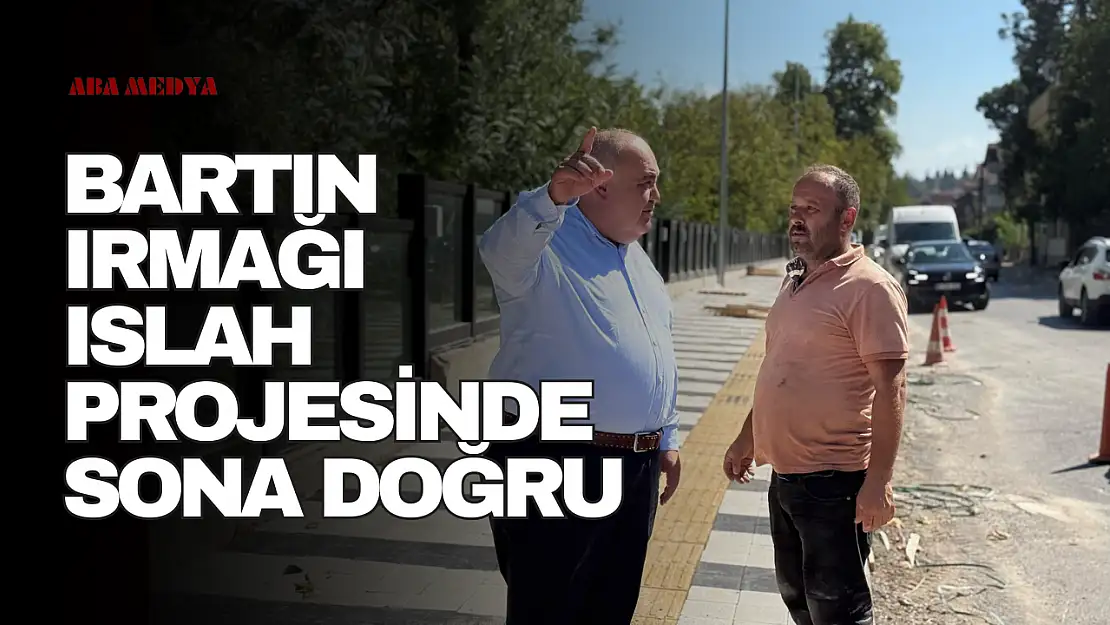 Bartın Irmağı Islah Projesinde Sona Doğru