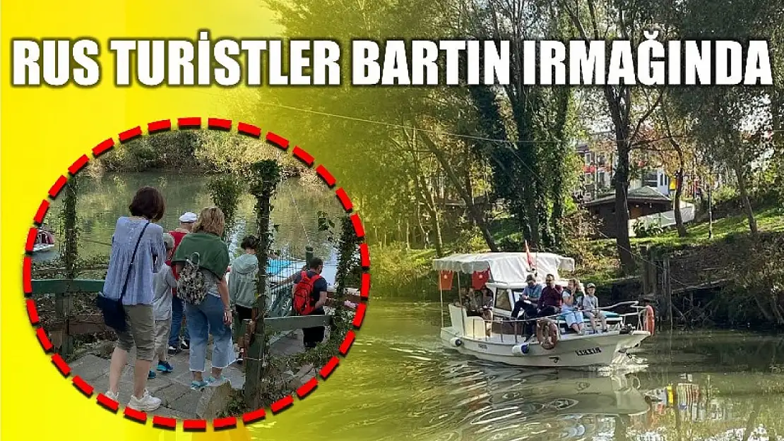 Bartın Irmağına hayran kaldılar