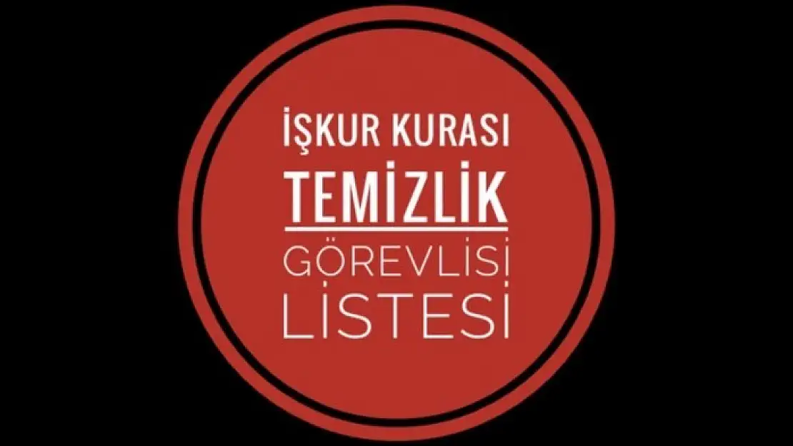 BARTIN MERKEZ TEMİZLİK PERSONELİ KURASI TAM LİSTE