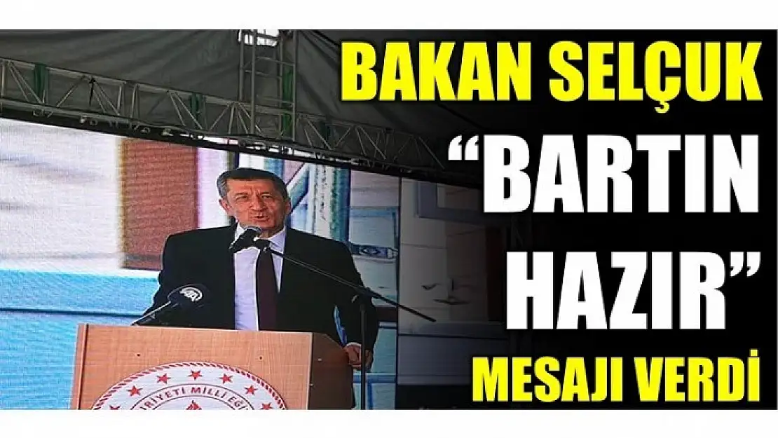 BARTIN MİLLİ EĞİTİM BAKANINI AĞIRLADI