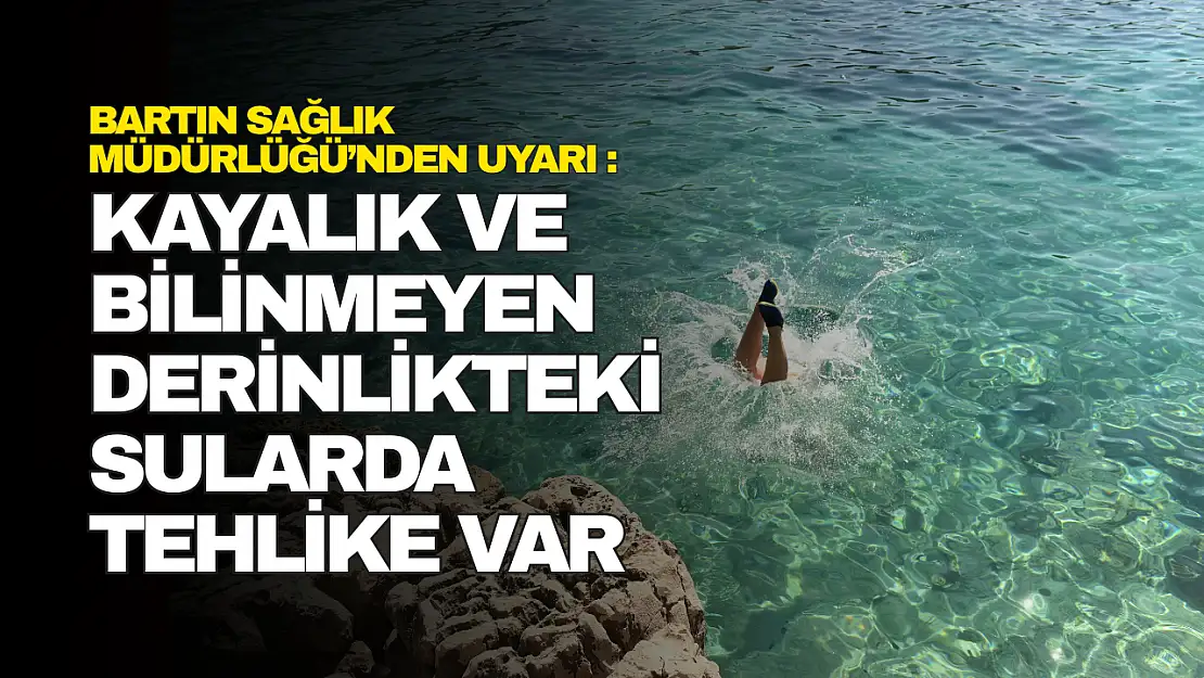 Bartın Sağlık Müdürlüğü'nden Uyarı