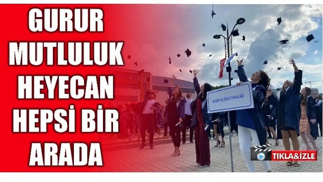 BARTIN ÜNİVERSİTESİNDE MEZUNİYET HEYECANI