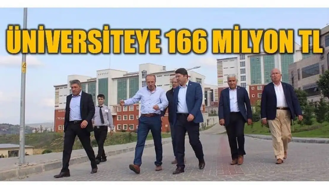 BARTIN ÜNİVERSİTESİNE 166 MİLYON TL ÖDENEK