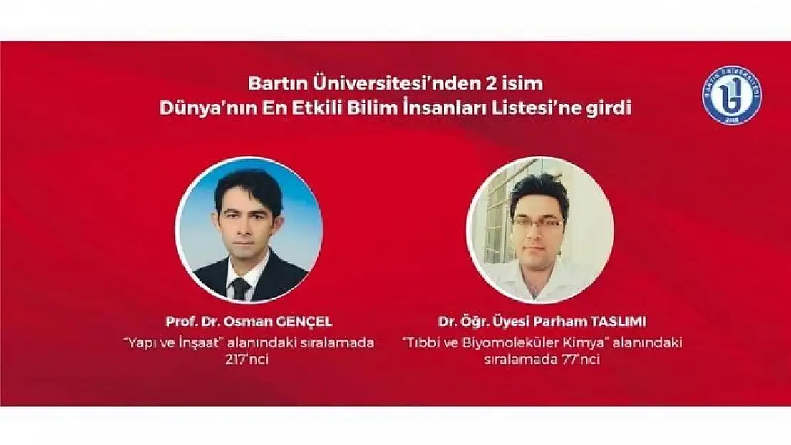 BARTIN ÜNİVERSİTESİNE BÜYÜK GURUR