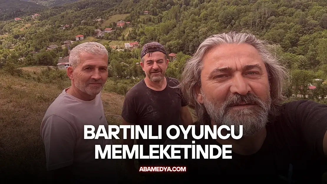 Bartınlı Oyuncu Memleketinde Yaz Tatilinde