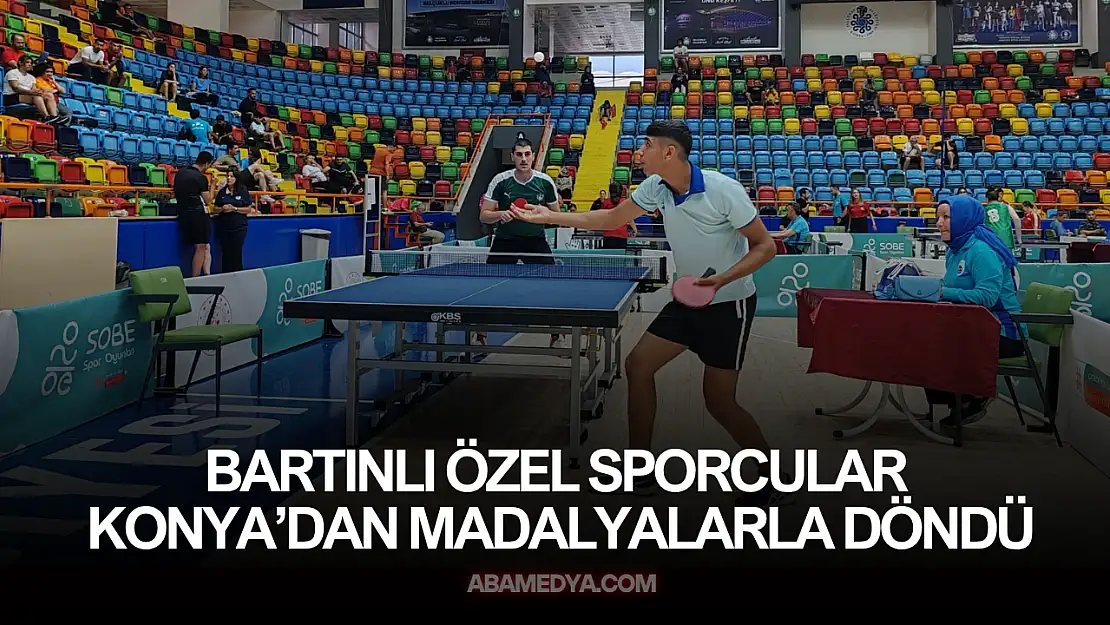 Bartınlı Özel Sporcular Konya'dan Madalyalarla Döndü