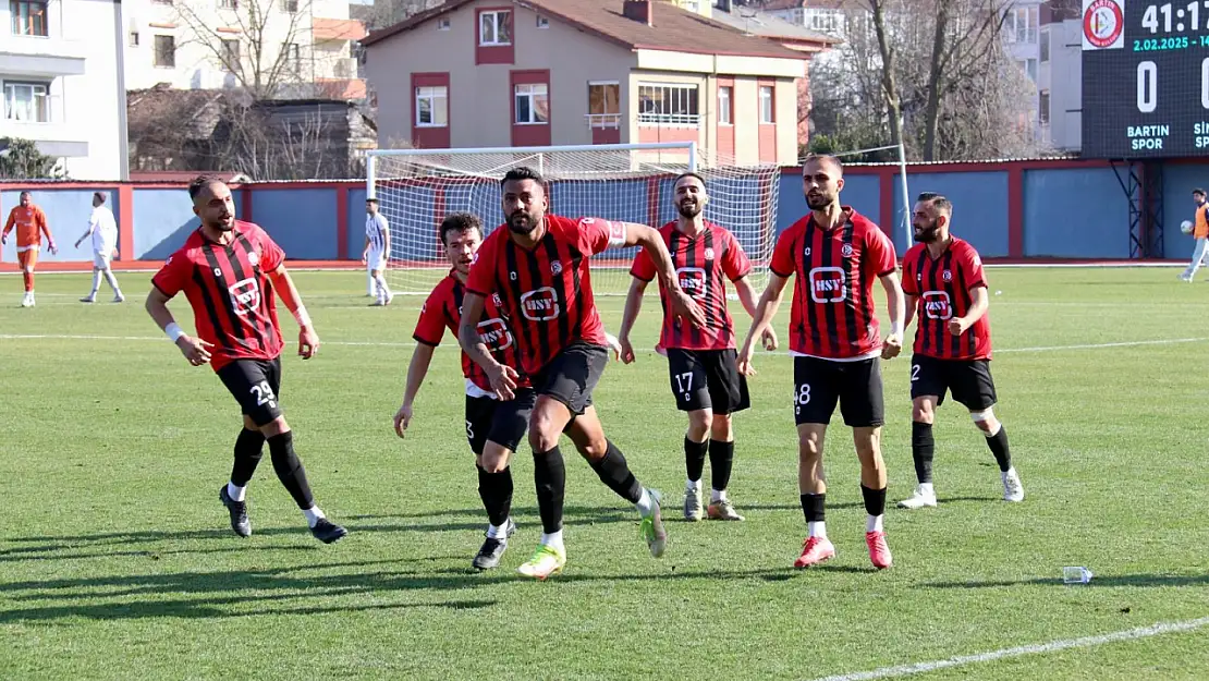 Bartınspor 100 dakikalık maçtan 3 puan çıkardı