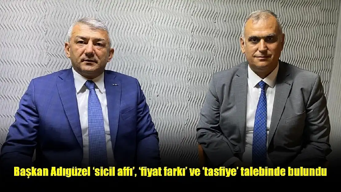 Başkan Adıgüzel kamu müteahhitlerinin sorunlarını ele aldı