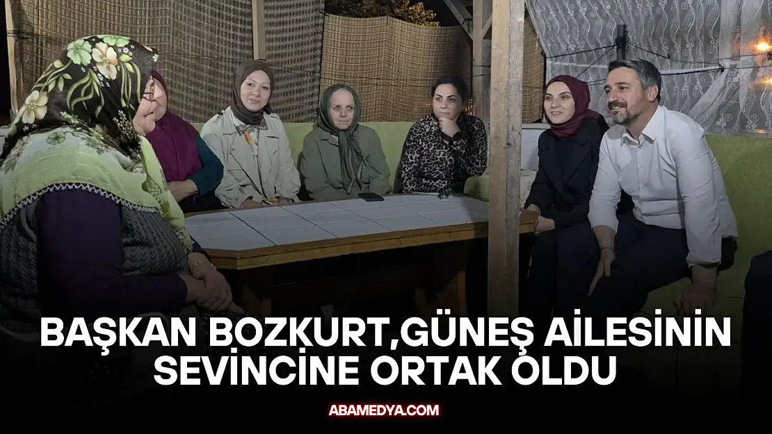 Başkan Bozkurt Güneş Ailesinin Sevincine Ortak Oldu