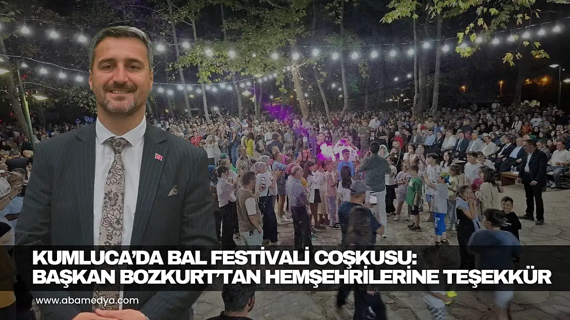 Başkan Bozkurt'tan Hemşehrilerine Teşekkür