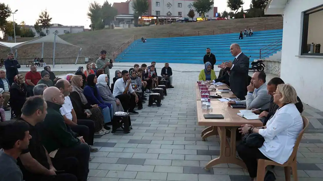 Başkan Özlü Bahçelievler ve Sallar'a konuk oldu