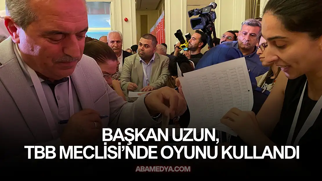 Başkan Uzun, TBB Meclisi'nde Oyunu Kullandı