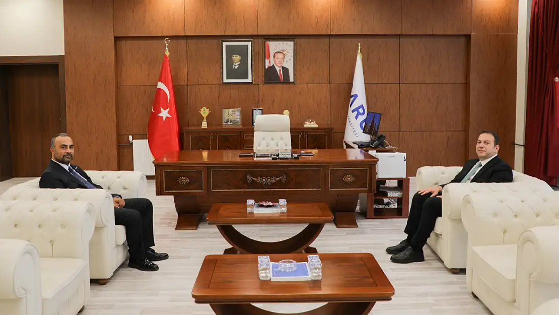Başsavcı Şahin'den Rektör Akkaya'ya ziyaret