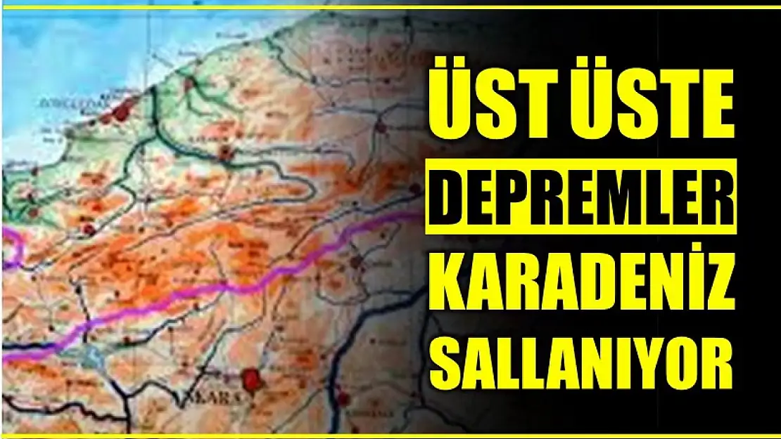 Batı Karadeniz depremlerle sallanıyor