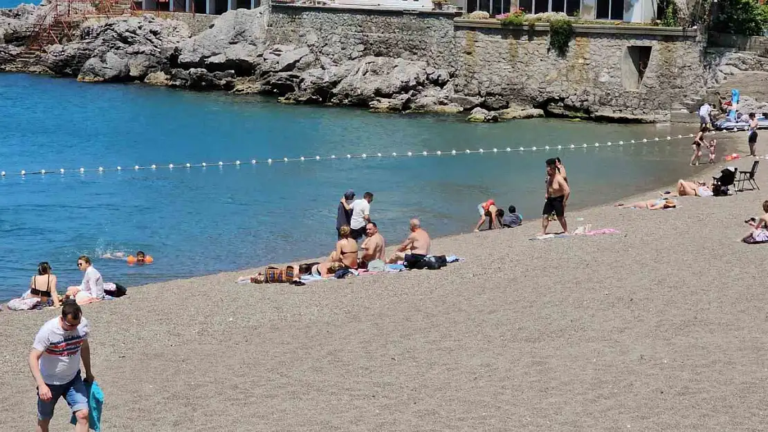 Bayramın tadını denizde çıkardılar