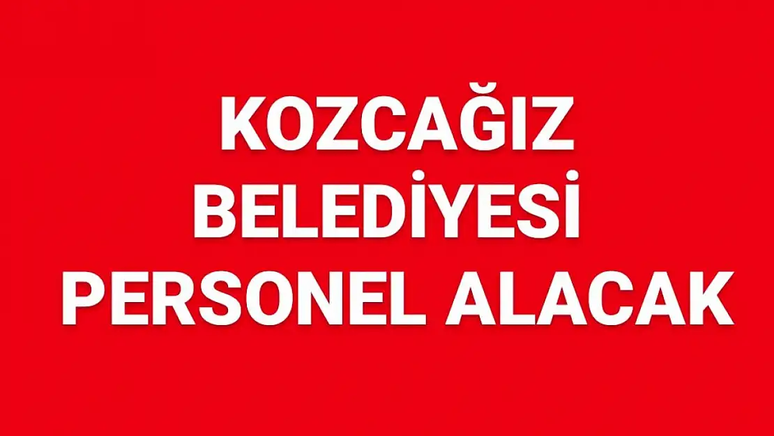 Belediye 10 personel alacak