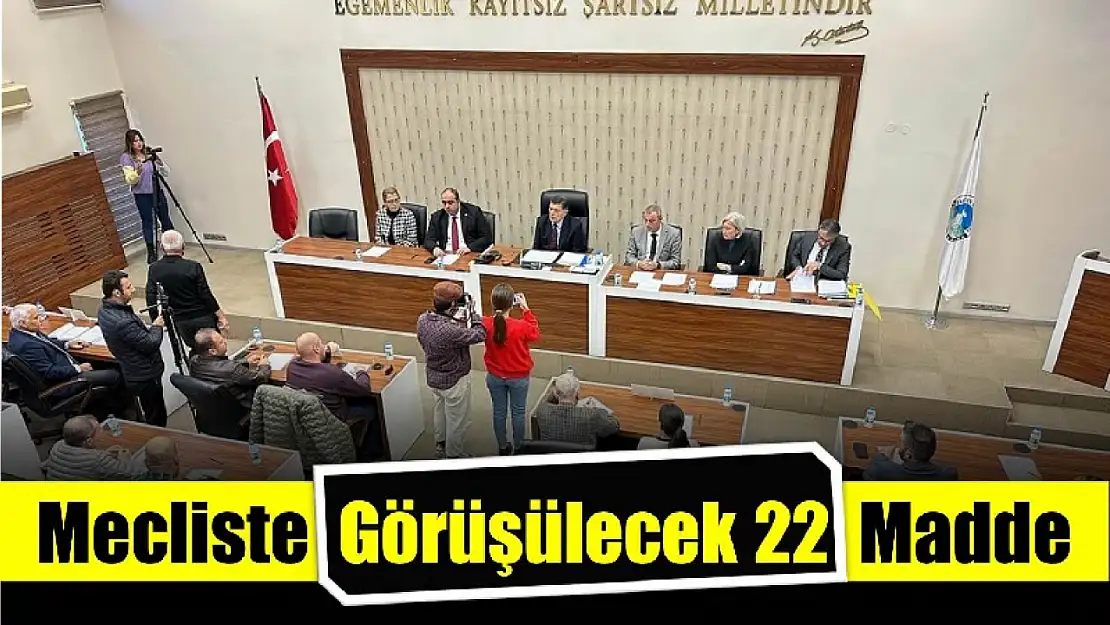 Belediye Meclisi bugün toplanacak