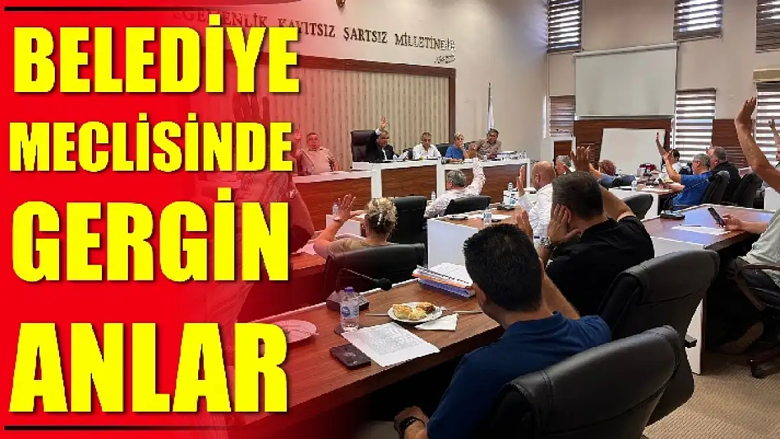 Belediye Meclisinde sesler yükseldi