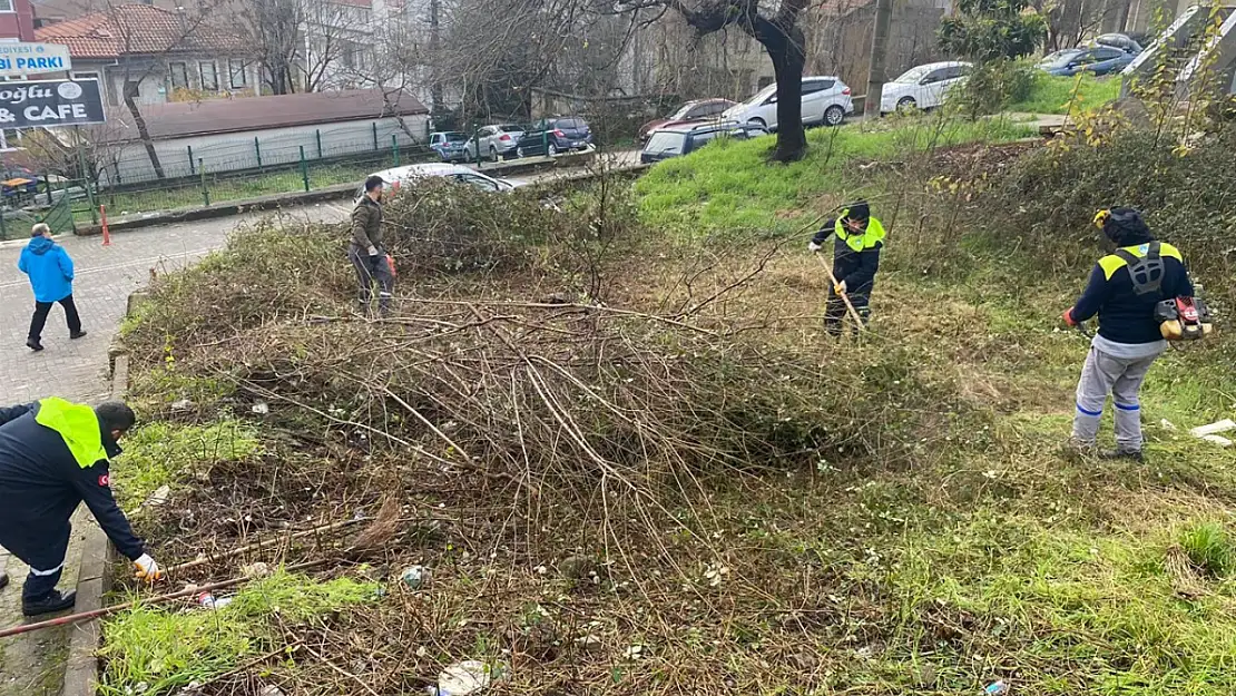 Belediyenin temizlik çalışmaları devam ediyor