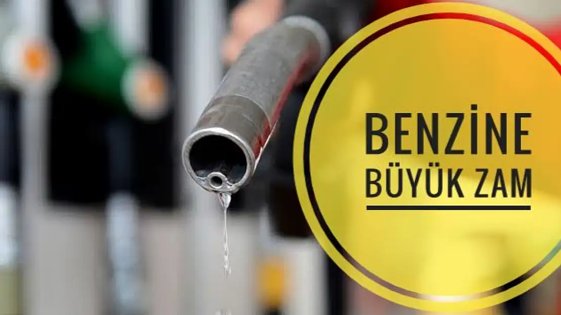 Benzine büyük zam