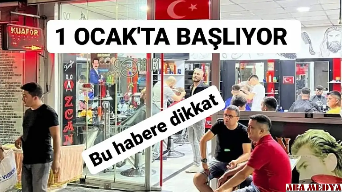 Berber, Kuaför ve Güzellik Salonlari için yeni dönem